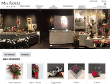 Tablet Screenshot of milrosasbilbao.com